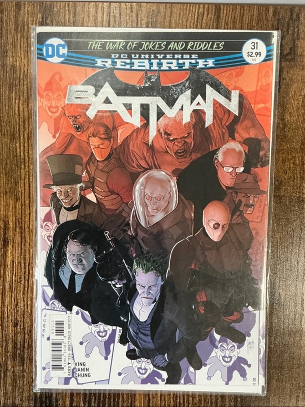 DC Batman Comic Book - Red, Black & Purple Cover